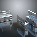 Stainless Steel Functional Tables With Shelf Drawers Cabinets For Commercial Kitchen Workstations