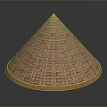 Eco Friendly Traditional Handmade Bamboo Woven Conical Cover for Daily Household Use