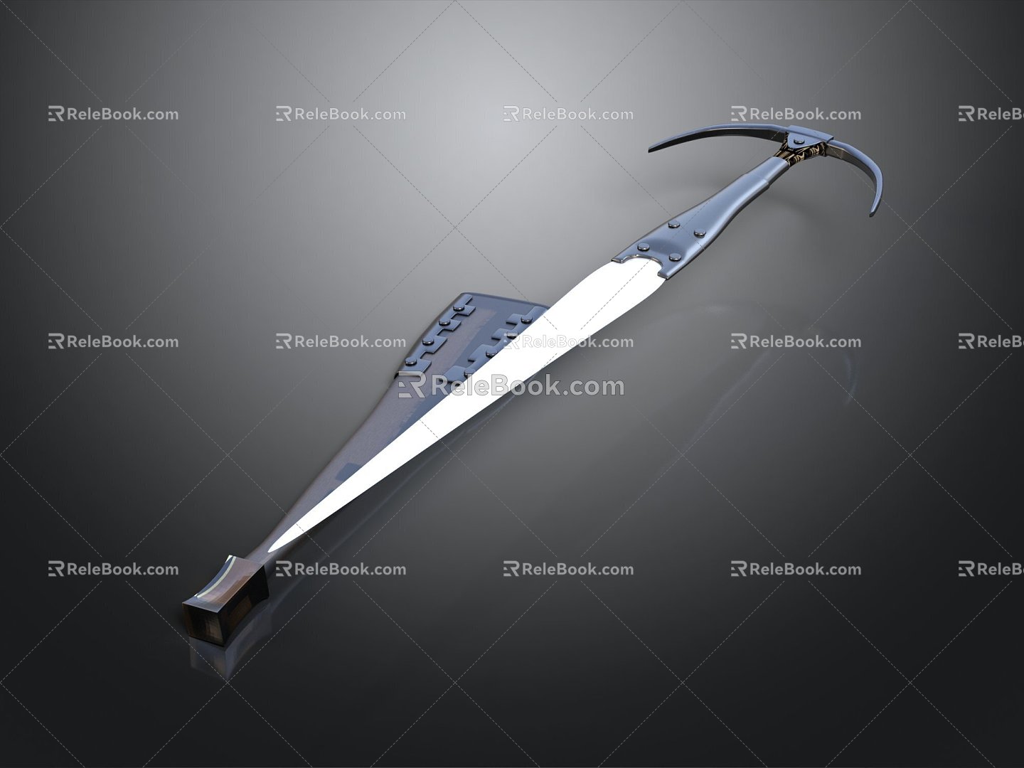 Cold weapons Sword Sword Sword Sword Axe Hook Fork Spear Trident Melee Weapon Military 3d model