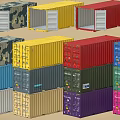 Container 3d model