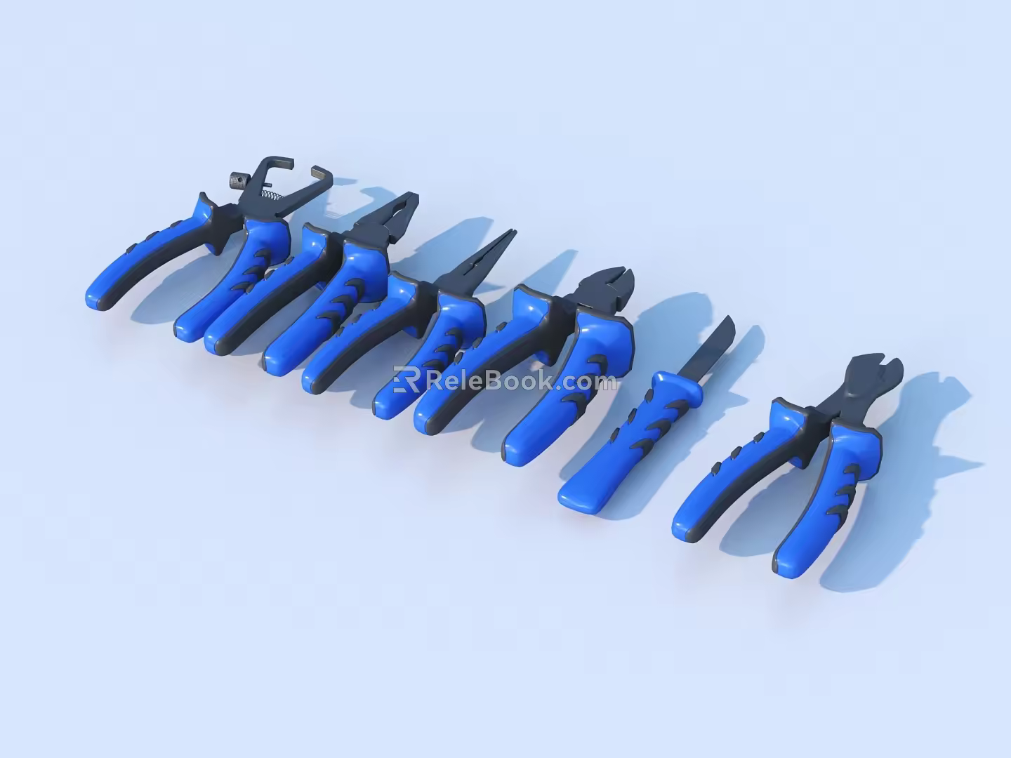 Pliers Vise Nose Pliers Tools Hardware Tools 3d model