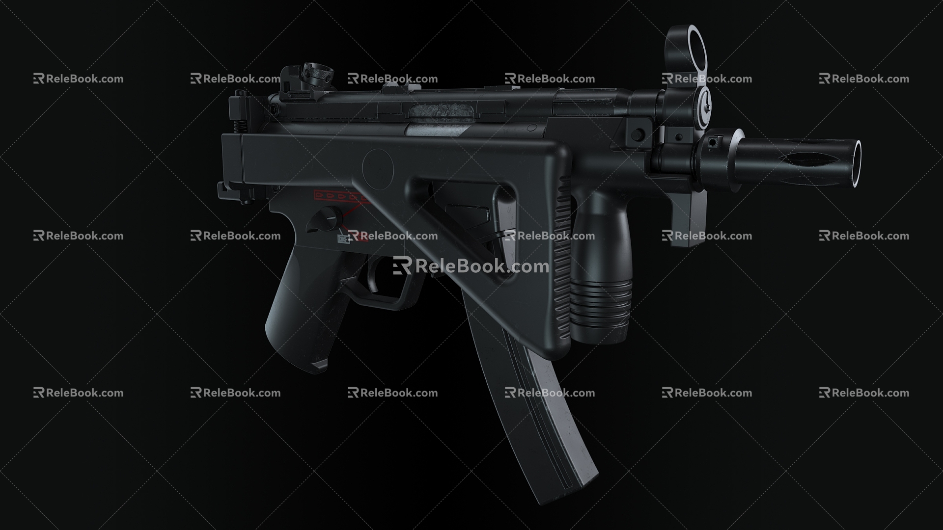 MP5K short tube version model