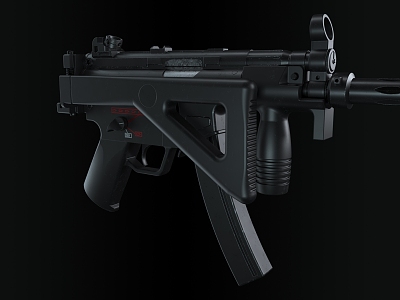 MP5K short tube version model