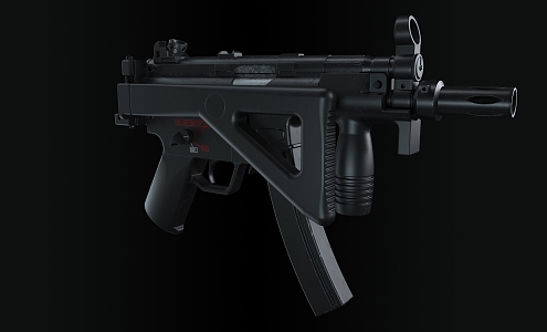 MP5K short tube version 3d model