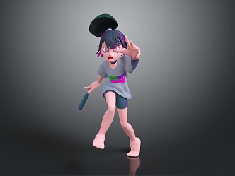 Children Baby Cartoon Children Girls Little Girls Cartoon Girls 3d model