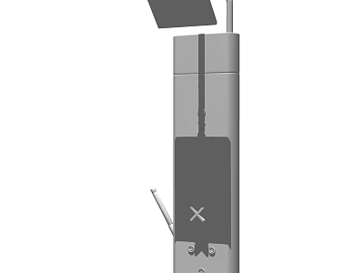 Modern Shower System With Fixed Rainfall Head And Handheld Sprayer Attachment 3d model