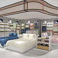 UTI Store Interior With Bedding Mattresses Pillows And Home Textile Displays