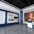 Modern Exhibition Hall 3d model