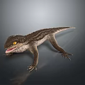 Lizard Anime Lizard Chameleon Cartoon Lizard Reptile Cold Blooded Animal Reptile Class 3d model