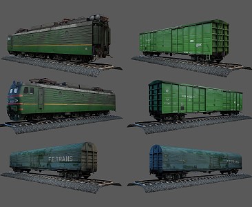 Train 3d model