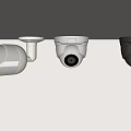 Ceiling Mounted Surveillance Cameras Dome And Bullet Style For Security Monitoring Home Or Office
