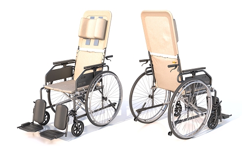 Wheelchair Rehabilitation Chair Medical Devices 3d model