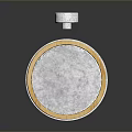 Silver Metal Wooden And Gray Concrete Cylindrical Equipment Tool Components