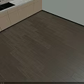 Modern Kitchen Interior With Wall And Base Cabinets Wooden Doors And Stone Countertop