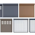Roller Shutters In Multiple Colors With Various Design Patterns And Styles