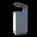 Modern trash can Simple trash can 3d model