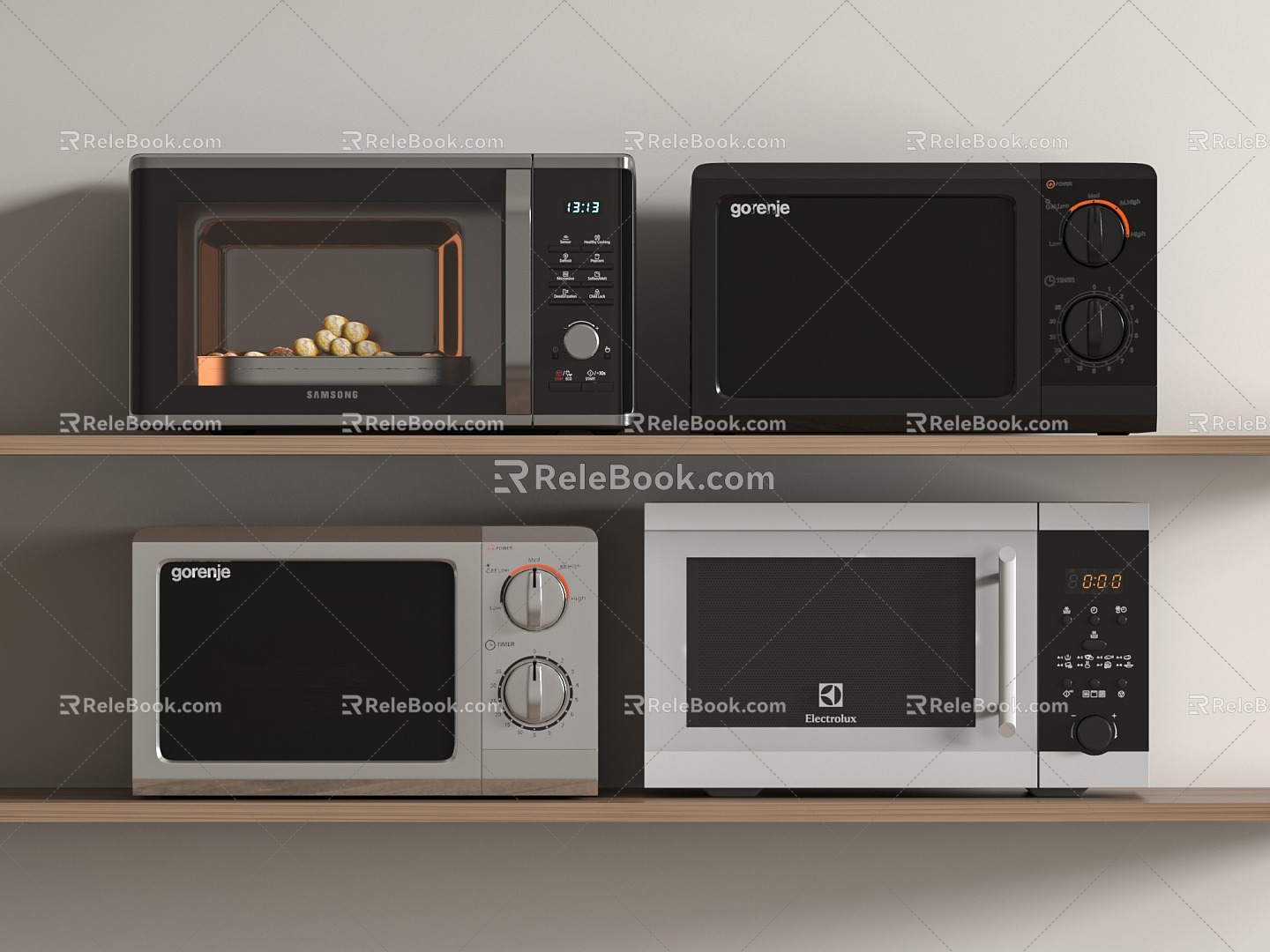 Microwave Oven 3d model