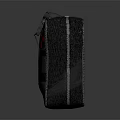 Black Tactical First Aid Kit With Red Cross And Durable Stitching Design