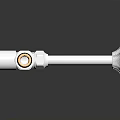 Durable Hardware Tools Plumbing Connector White with Red Fittings for Pipe Installation