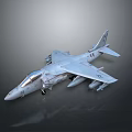 Detailed Military Jet Fighter Model With Gray Paint Weapon Mounts Cockpit And Landing Gear