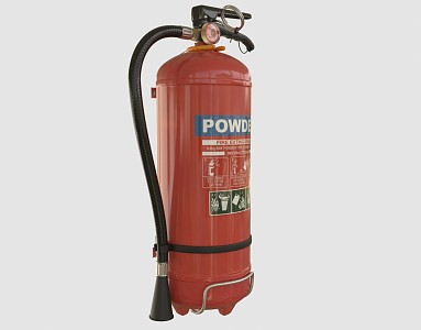 Modern fire extinguisher 3d model