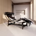 Modern Lounge Chair Design With Leather Upholstery And Wooden Frame In Bright Interior Space