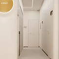 Modern Beauty Hair Salon Interior With White Chairs Round Mirrors And Soft Lighting
