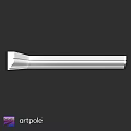 Long White Decorative Architectural Component For Interior Home Decoration Design