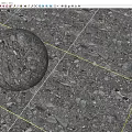 Gray Terrazzo Like Floor Tiles With Smooth Finish And Stone Sphere