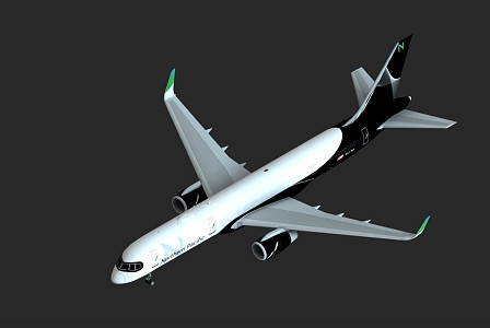 Boeing 757 aircraft 3d model