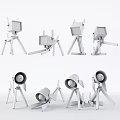 Nordic Table Lamp Puppy Table Lamp Combination 3d model