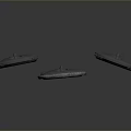 Three Circular Metallic Components With Holes And Raised Parts On Dark Background