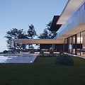 Modern Villa Holiday Homestay with Pool 3d model