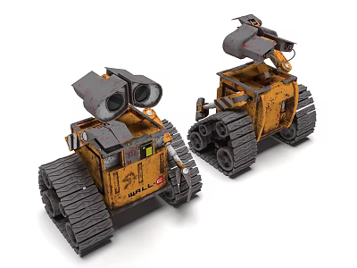 Industrial LOFT robot 3d model Industrial LOFT robot 3d model