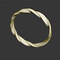 Elegant Modern Polished Silver Bracelet With Unique Twisted Design Fashion Accessory