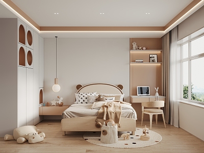 Modern Children's Room 3d model