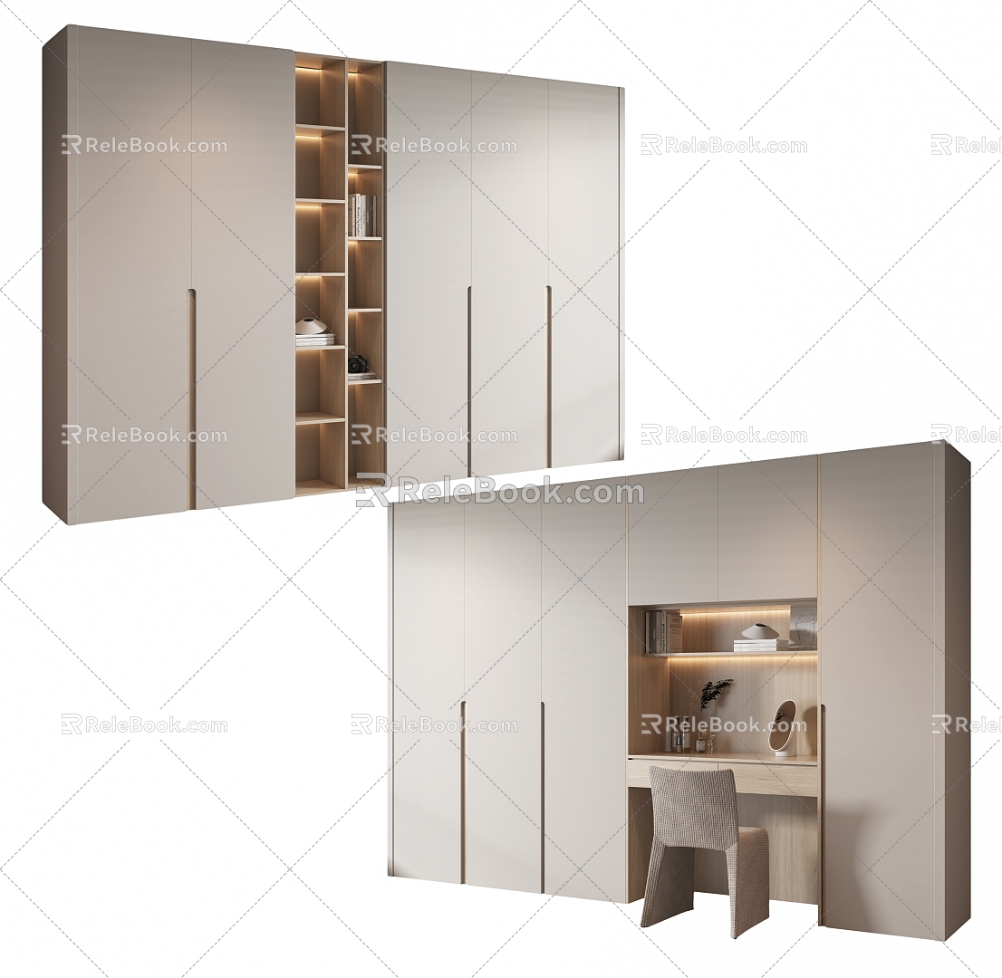 Modern wardrobe 3d model