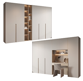 Modern wardrobe 3d model