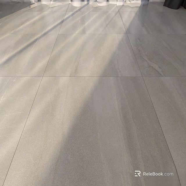 Gray Floor Tiles Design With Smooth Surface And Natural Texture For Modern Interiors 3d model 