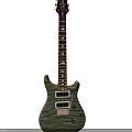 Electric Guitar With Painted Design And Art Supplies For Musical Instrument Art