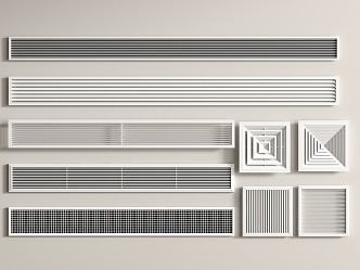 Air conditioning outlet 3d model