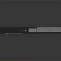 Futuristic Tactical Handgun with Black Metal Body Textured Grip Top Mounted Sight and Magazine