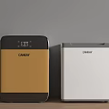 GANXAT and CANAY Refrigerators with Digital Temperature Display in Black Gold and White Colors