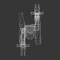 Futuristic Armored Mechanical Creature With Four Legs And Military Style Armor Plates