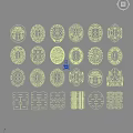 Traditional Red Paper Cut Wall Decor Featuring Double Happiness Chinese Patterns
