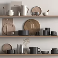 Kitchen Supplies Tableware Chopping Board 3d model
