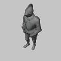 Decorative Knight Armor suit 3d model