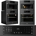 Modern Kitchen Appliances with Built in Ovens and Coffee Machine in Various Styles