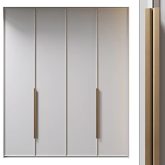 Modern wardrobe 3d model