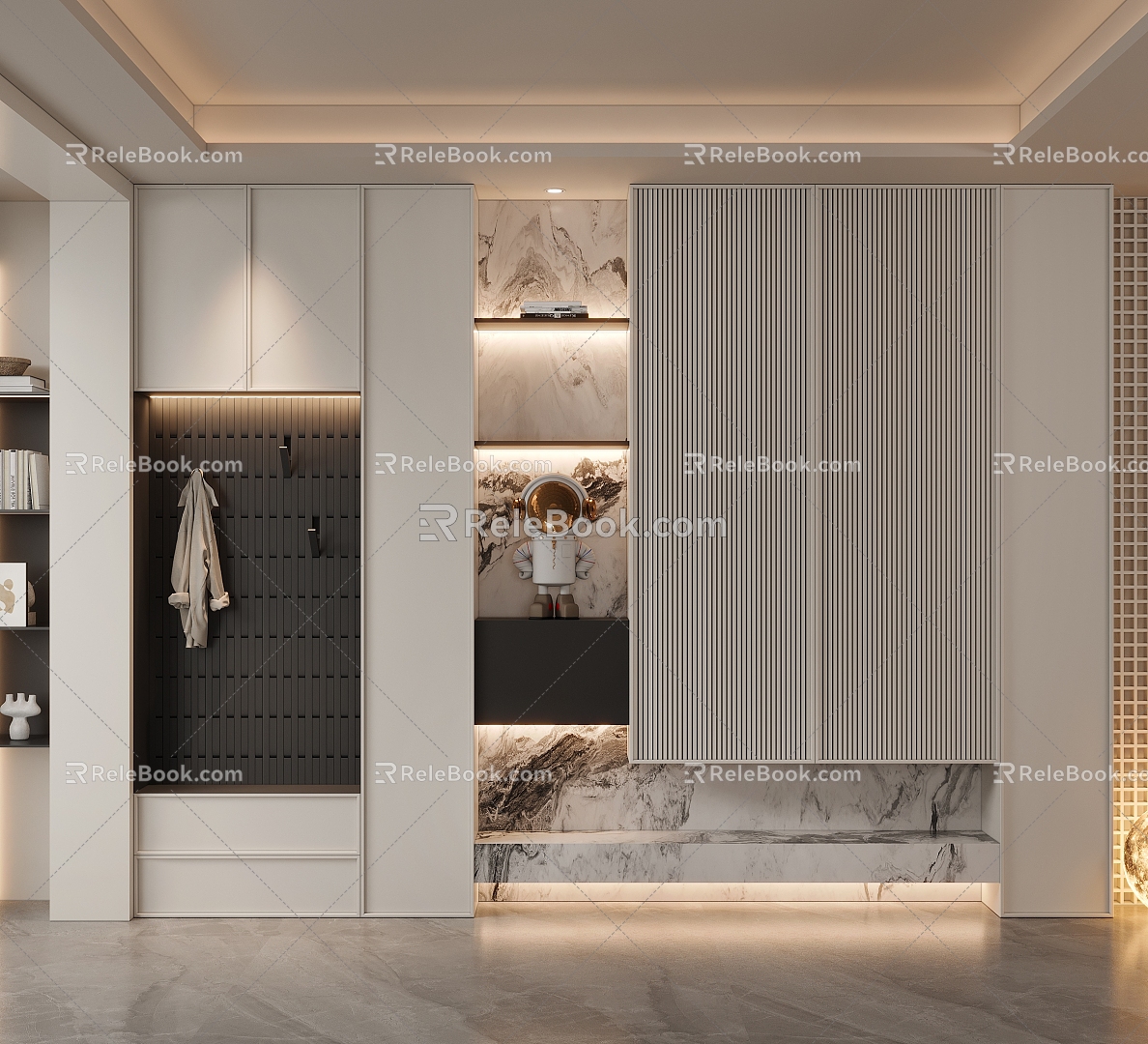 Shoe Cabinet Entrance 3d model